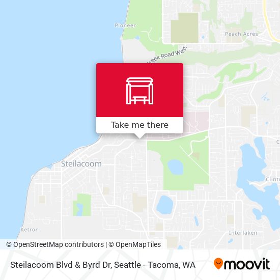 Mapa de Steilacoom Blvd & Byrd Dr