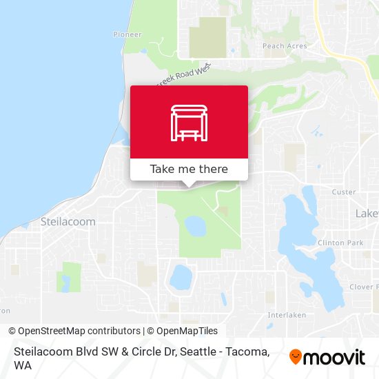 Steilacoom Blvd SW & Circle Dr map