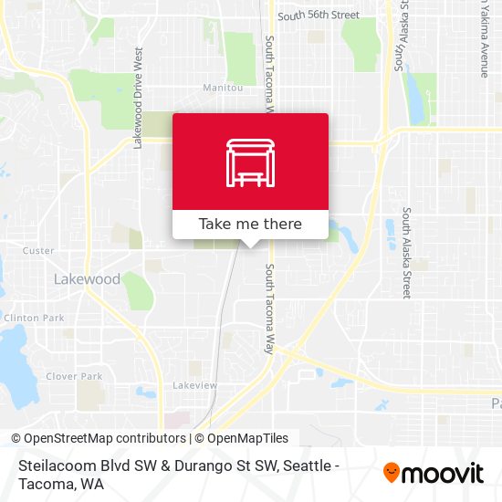 Mapa de Steilacoom Blvd SW & Durango St SW