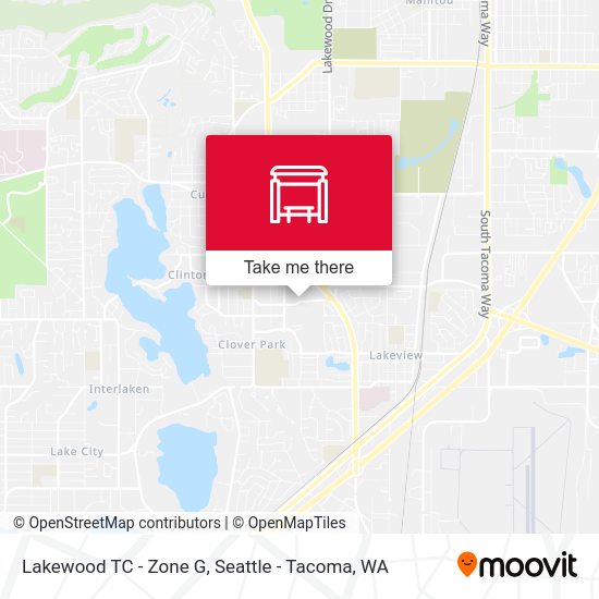Lakewood TC - Zone G map