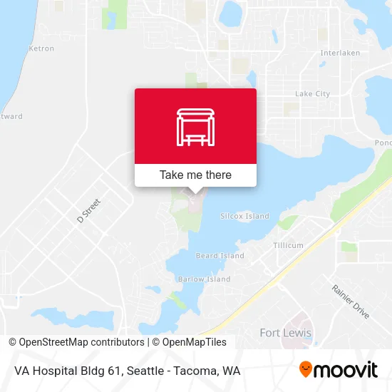 Mapa de VA Hospital Bldg 61