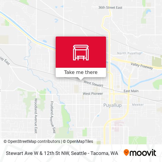 Stewart Ave W & 12th St NW map