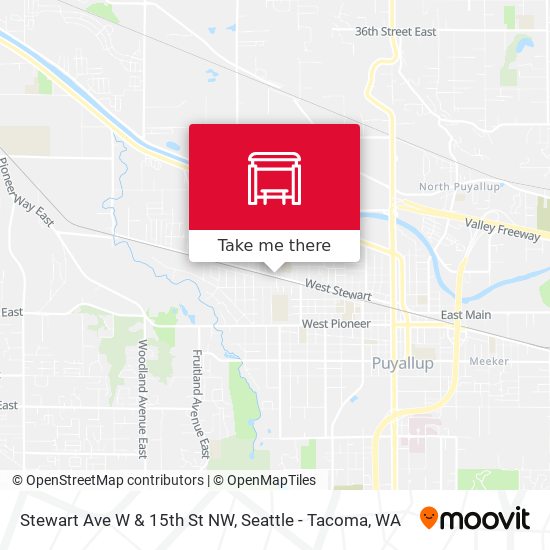 Stewart Ave W & 15th St NW map