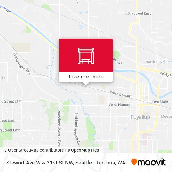Stewart Ave W & 21st St NW map
