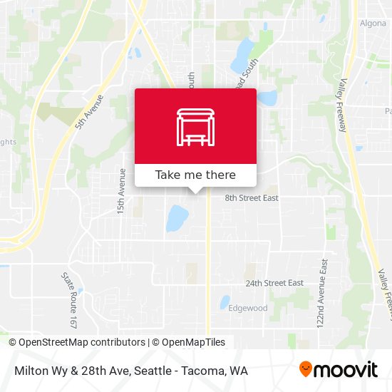 Mapa de Milton Wy & 28th Ave