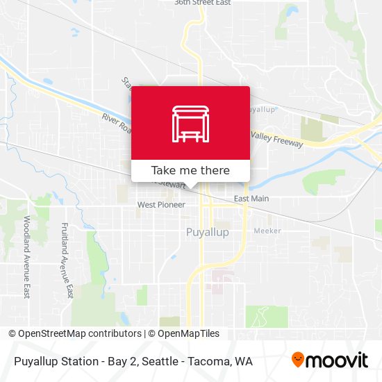 Puyallup Station - Bay 2 map