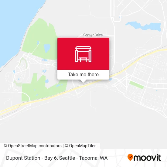 Dupont Station - Bay 6 map