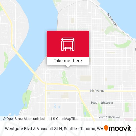 Westgate Blvd & Vassault St N map
