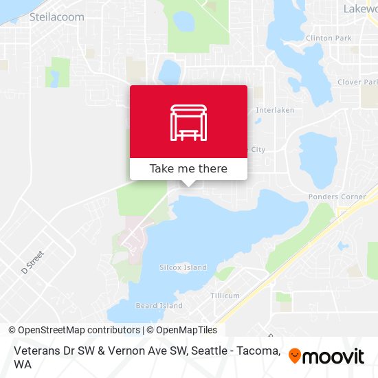 Veterans Dr SW & Vernon Ave SW map