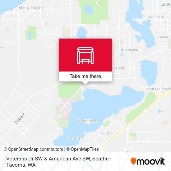 Veterans Dr SW & American Ave SW map