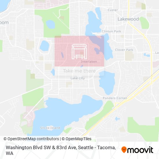 Washington Blvd SW & 83rd Ave map