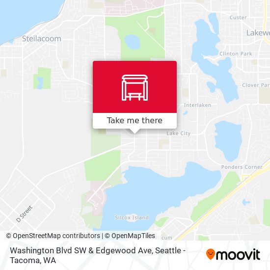 Washington Blvd SW & Edgewood Ave map