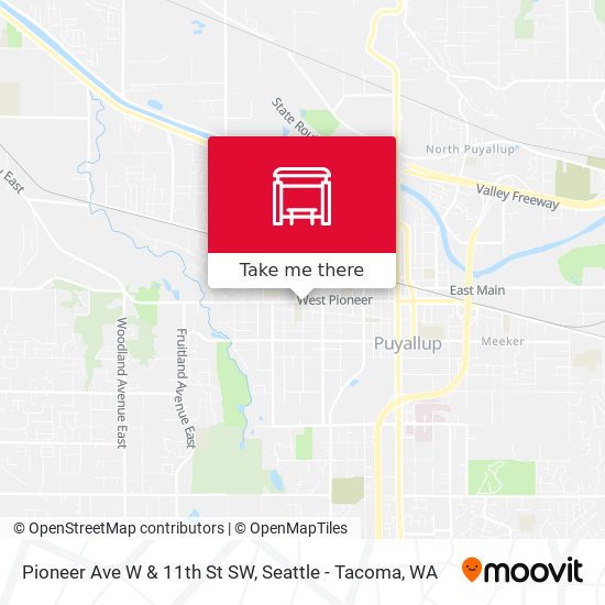 Pioneer Ave W & 11th St SW map