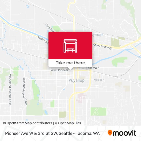 Mapa de Pioneer Ave W & 3rd St SW