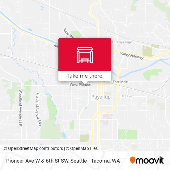 Pioneer Ave W & 6th St SW map