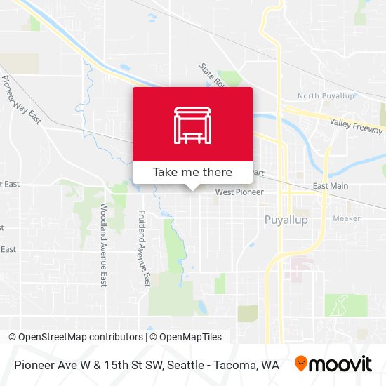 Pioneer Ave W & 15th St SW map