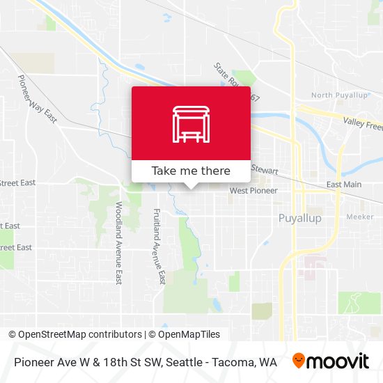 Pioneer Ave W & 18th St SW map