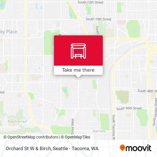 Mapa de Orchard St W & Birch