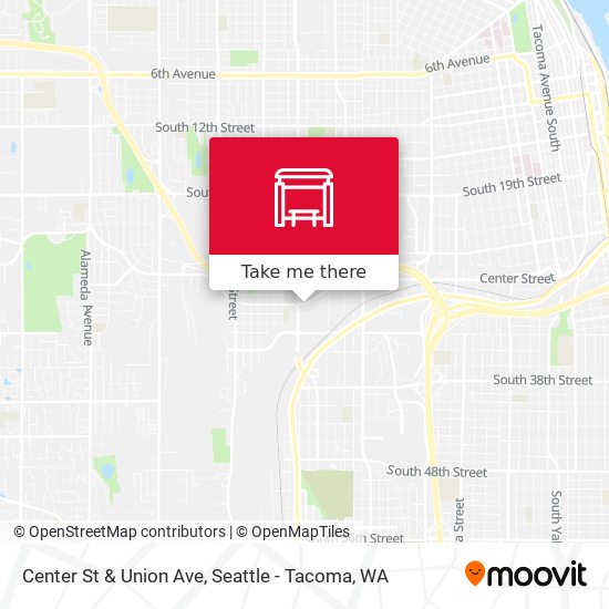 Mapa de Center St & Union Ave