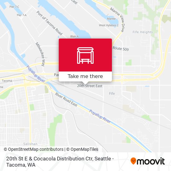 Mapa de 20th St E & Cocacola Distribution Ctr