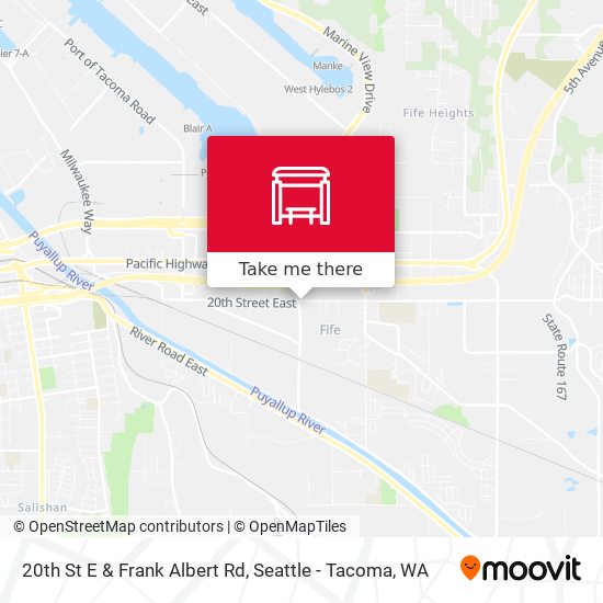 Mapa de 20th St E & Frank Albert Rd
