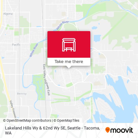 Mapa de Lakeland Hills Wy & 62nd Wy SE