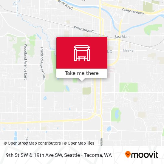 Mapa de 9th St SW & 19th Ave SW