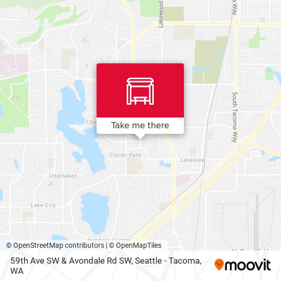 59th Ave SW & Avondale Rd SW map