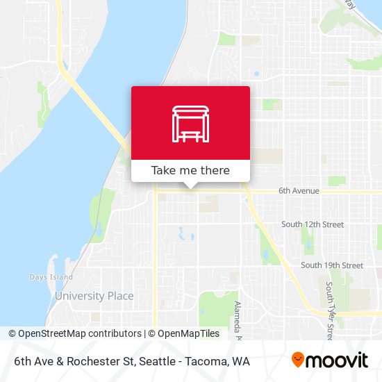 6th Ave & Rochester St map