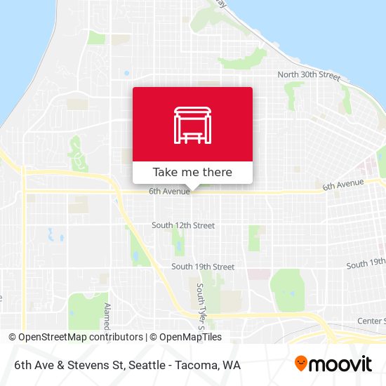 6th Ave & Stevens St map