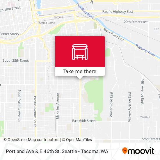Mapa de Portland Ave & E 46th St