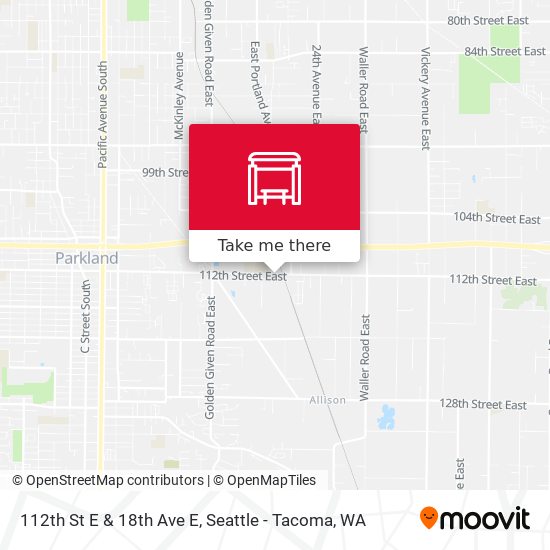 112th St E & 18th Ave E map