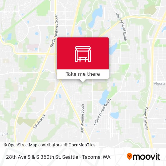 Mapa de 28th Ave S & S 360th St