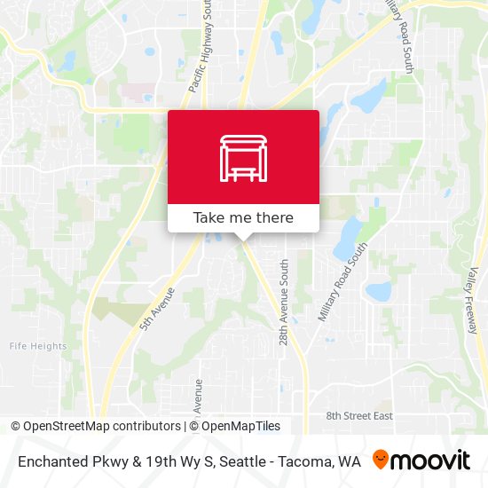 Enchanted Pkwy & 19th Wy S map