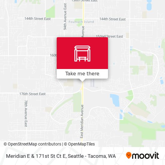 Meridian E & 171st St Ct E map