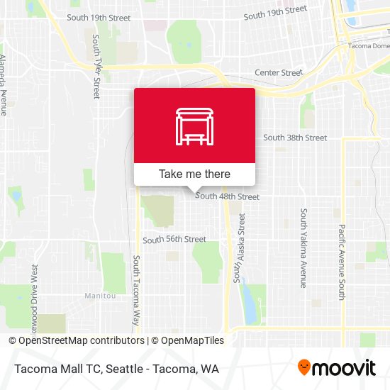 Mapa de Tacoma Mall TC
