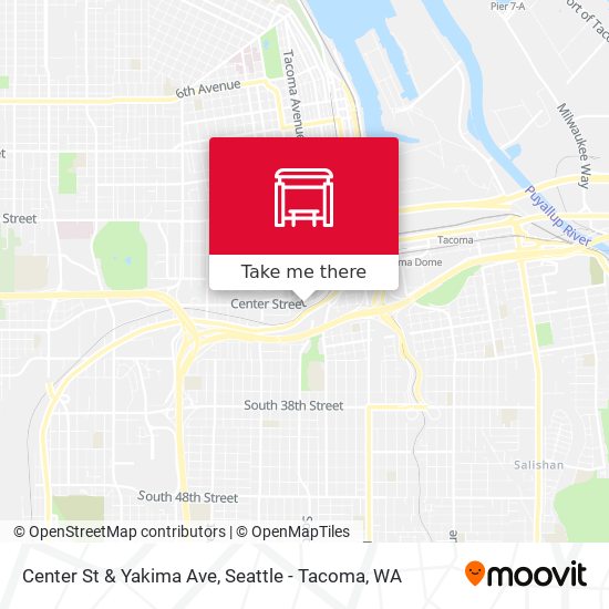 Mapa de Center St & Yakima Ave