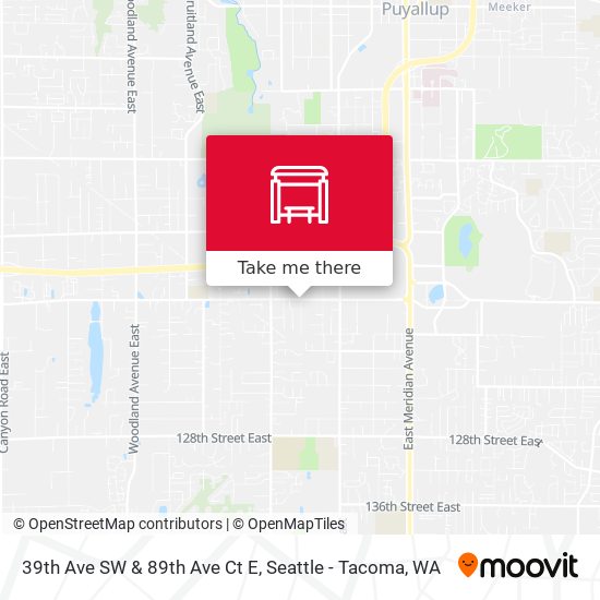 39th Ave SW & 89th Ave Ct E map