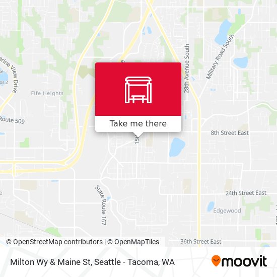 Mapa de Milton Wy & Maine St