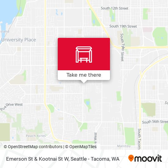 Mapa de Emerson St & Kootnai St W
