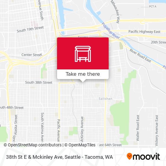 Mapa de 38th St E & Mckinley Ave