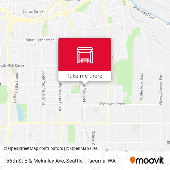 56th St E & Mckinley Ave map