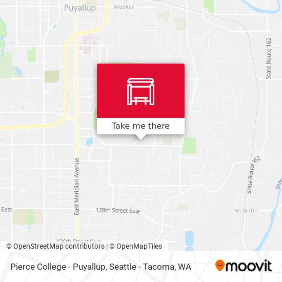 Pierce College - Puyallup map