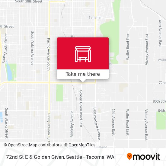 72nd St E & Golden Given map