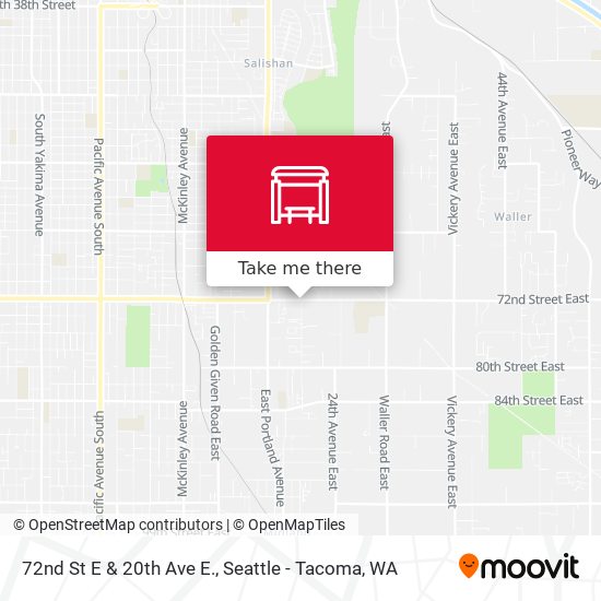 72nd St E & 20th Ave E. map