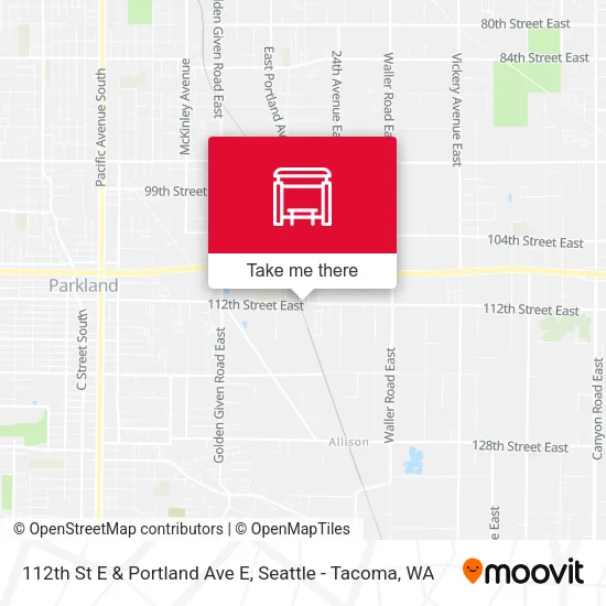 112th St E & Portland Ave E map