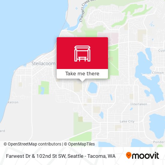 Farwest Dr & 102nd St SW map