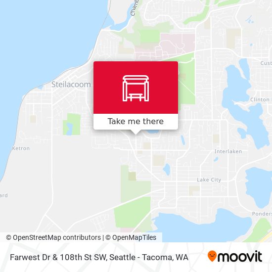 Mapa de Farwest Dr & 108th St SW