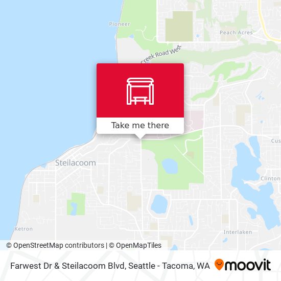 Farwest Dr & Steilacoom Blvd map