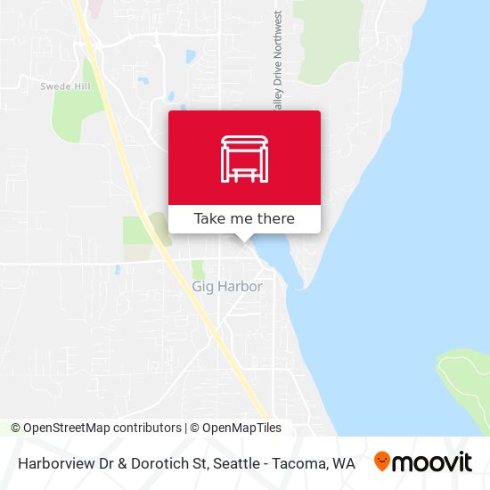 Harborview Dr & Dorotich St map